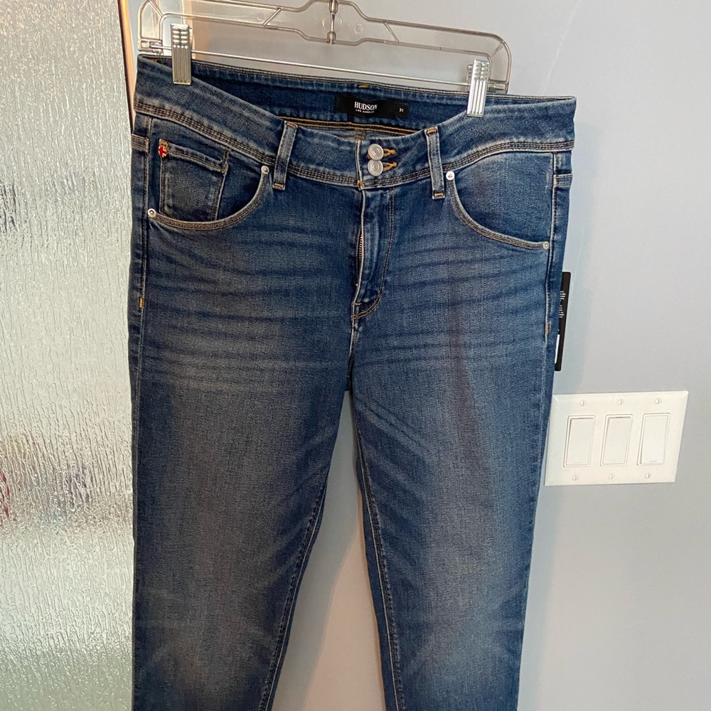 NEW! Hudson Collin Midrise skinny Jeans in Another World, 31